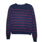 Womens Navy Ralph Lauren Sport Knit Crewneck Jumper