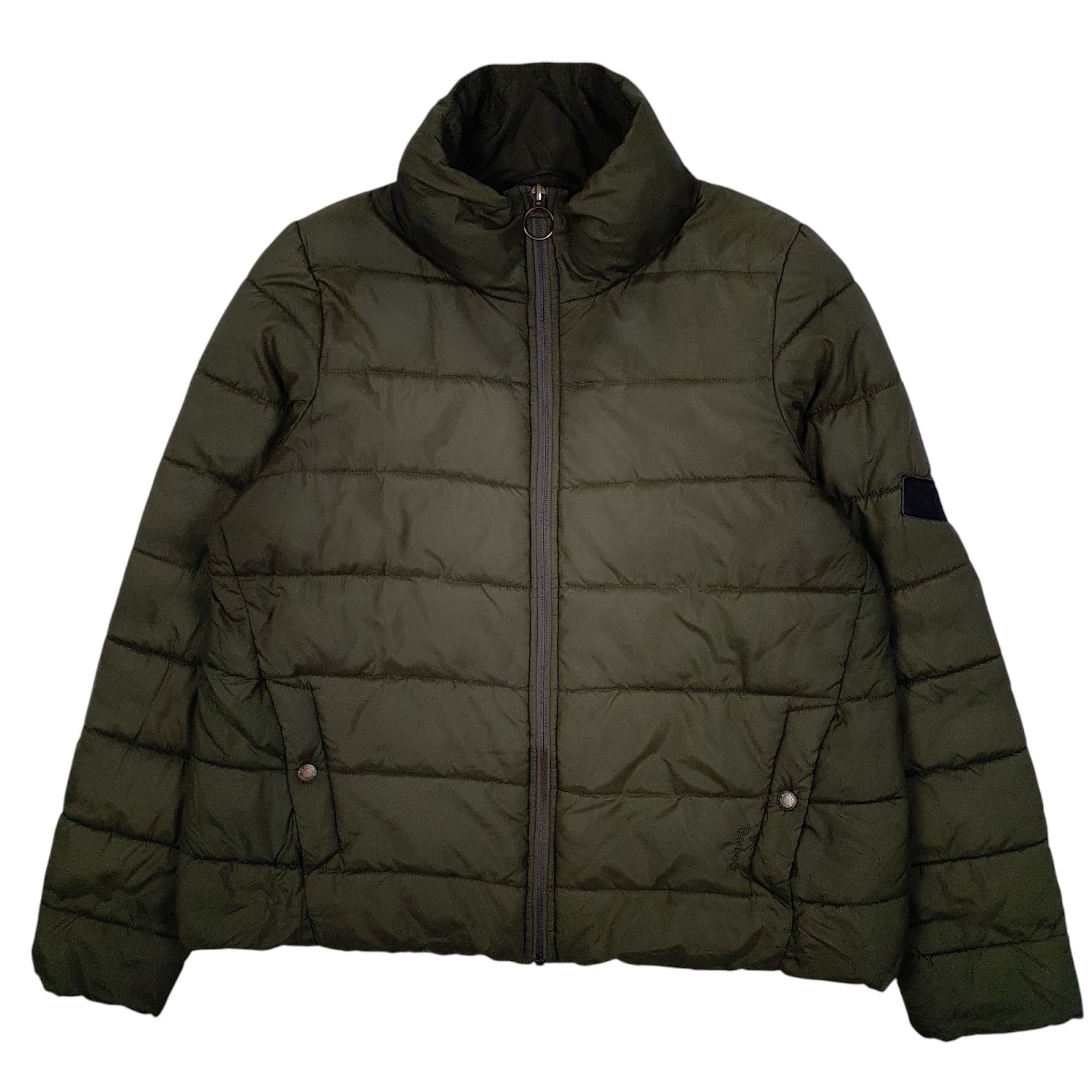 Womens Green Barbour Hinton Quilt  Coat