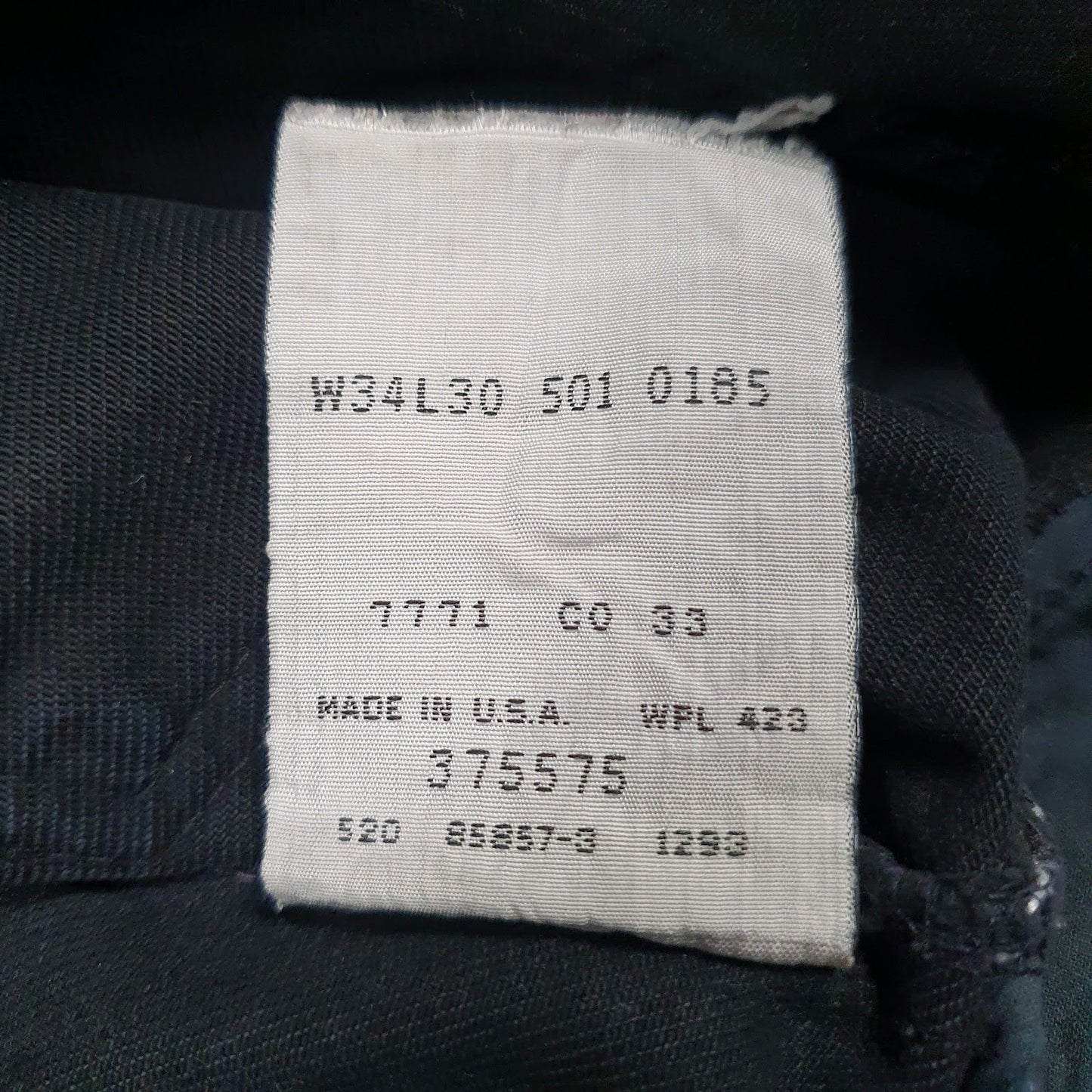 Mens Black Levis Vintage 80s Made In USA  Jeans