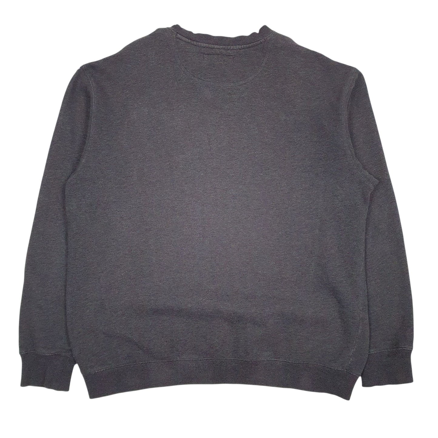 Mens Grey Fila  Crewneck Jumper