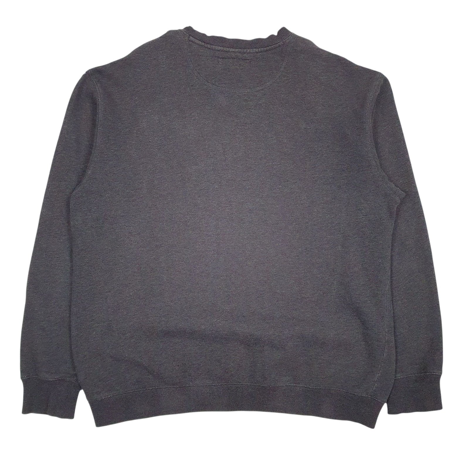 Mens Grey Fila  Crewneck Jumper