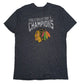 Mens Grey Retro Brand 2015 Stanley Cup Chicago Blackhawks Short Sleeve T Shirt