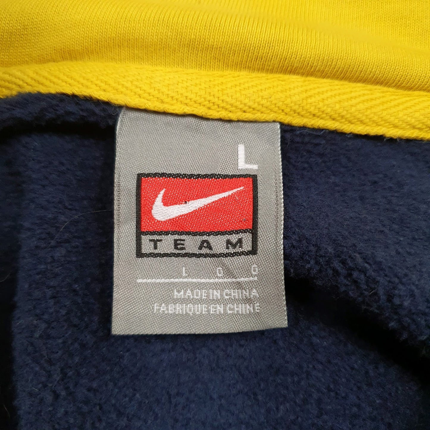 Mens Navy Nike Team Michigan Hoodie Jumper