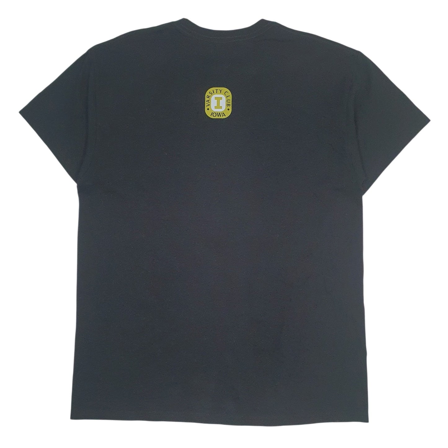 Mens Black Gildan Iowa Hawkeyes  T Shirt