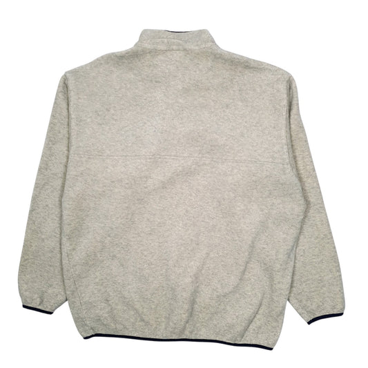Mens Cream Patagonia Synchilla Quarter Zip Jumper