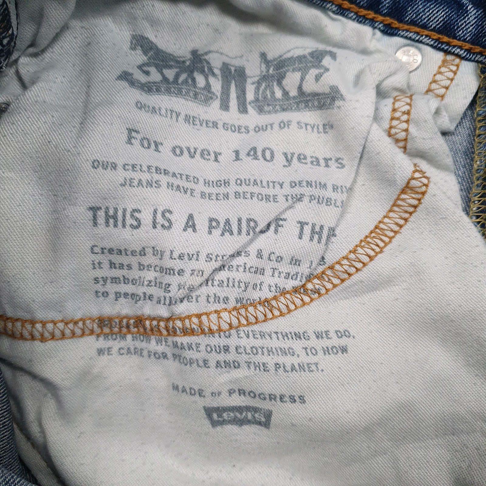 Mens Blue Levis   Jeans