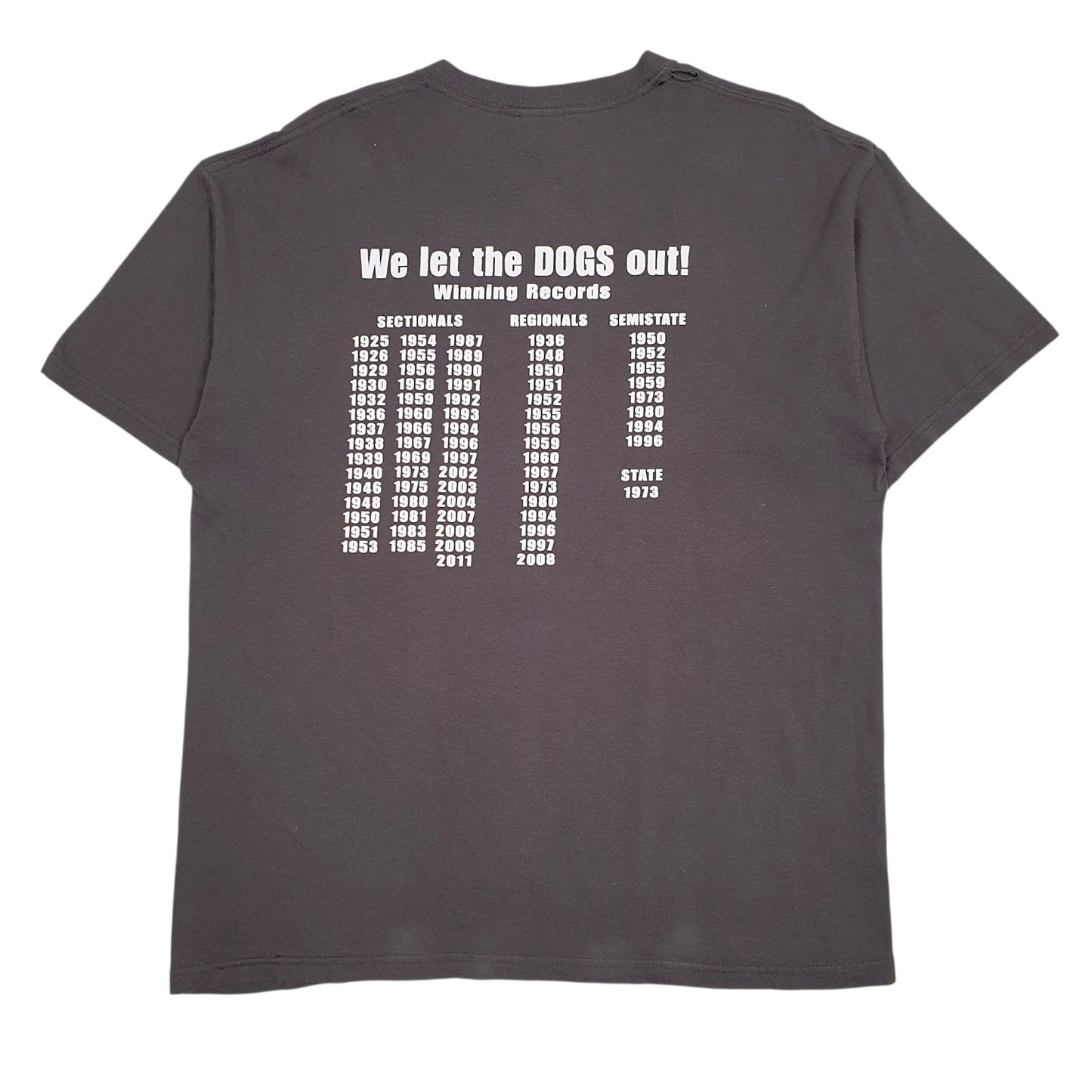 Mens Grey Gildan New Albany Basketball  T Shirt