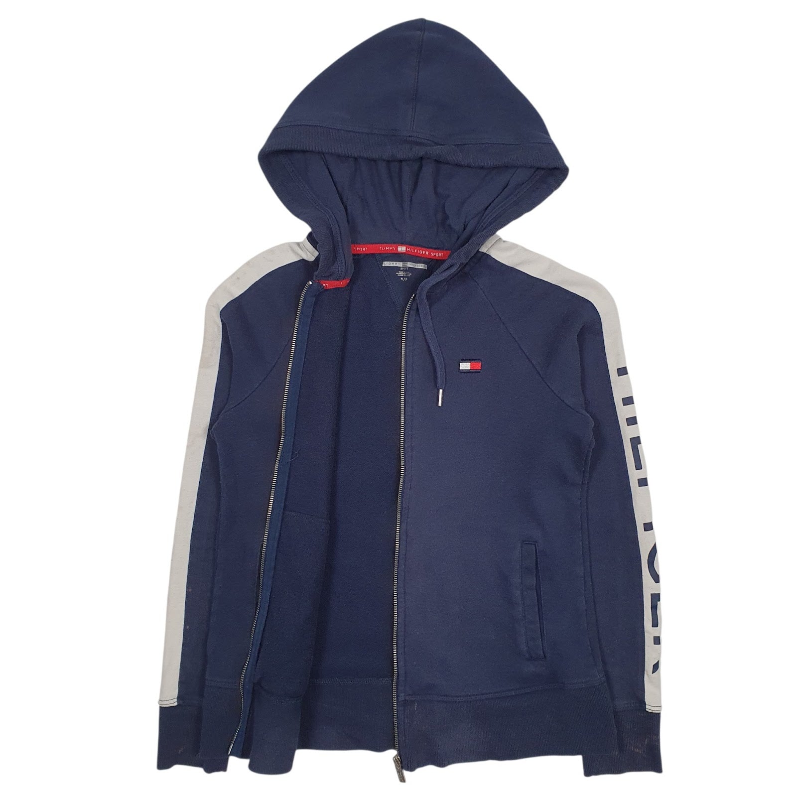 Womens Navy Tommy Hilfiger  Full Zip Jumper