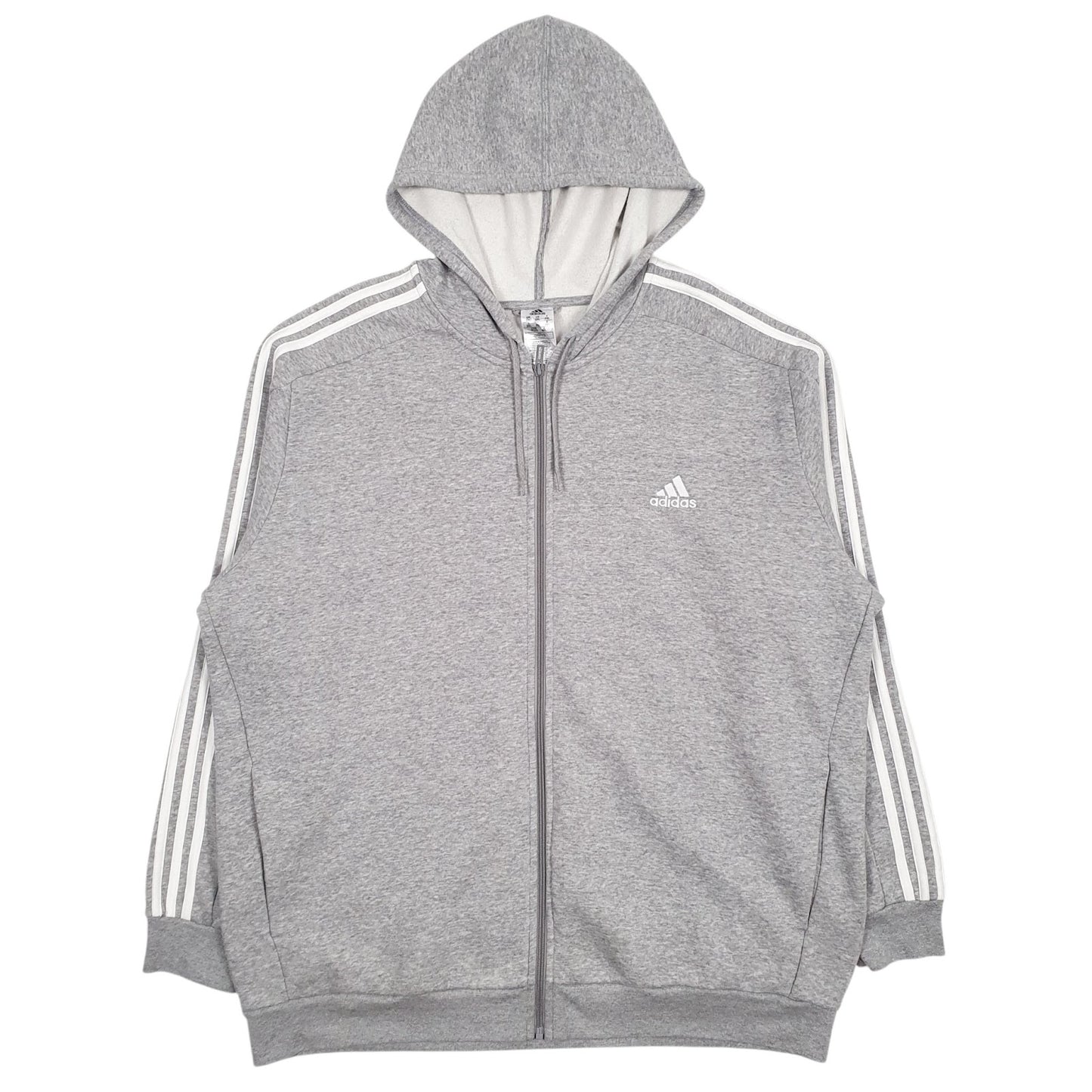 Mens Grey Adidas  Full Zip Jumper