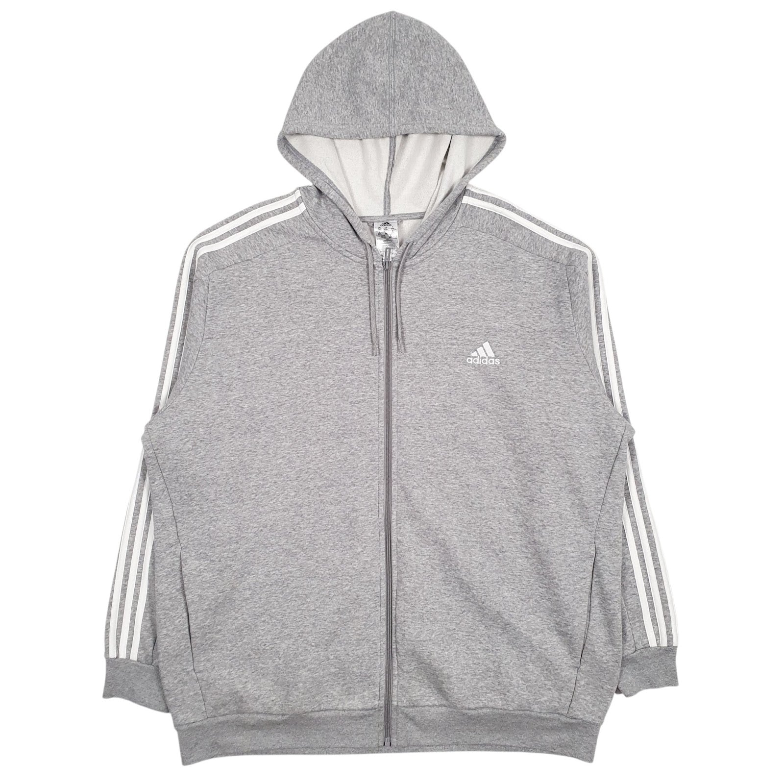 Mens Grey Adidas  Full Zip Jumper