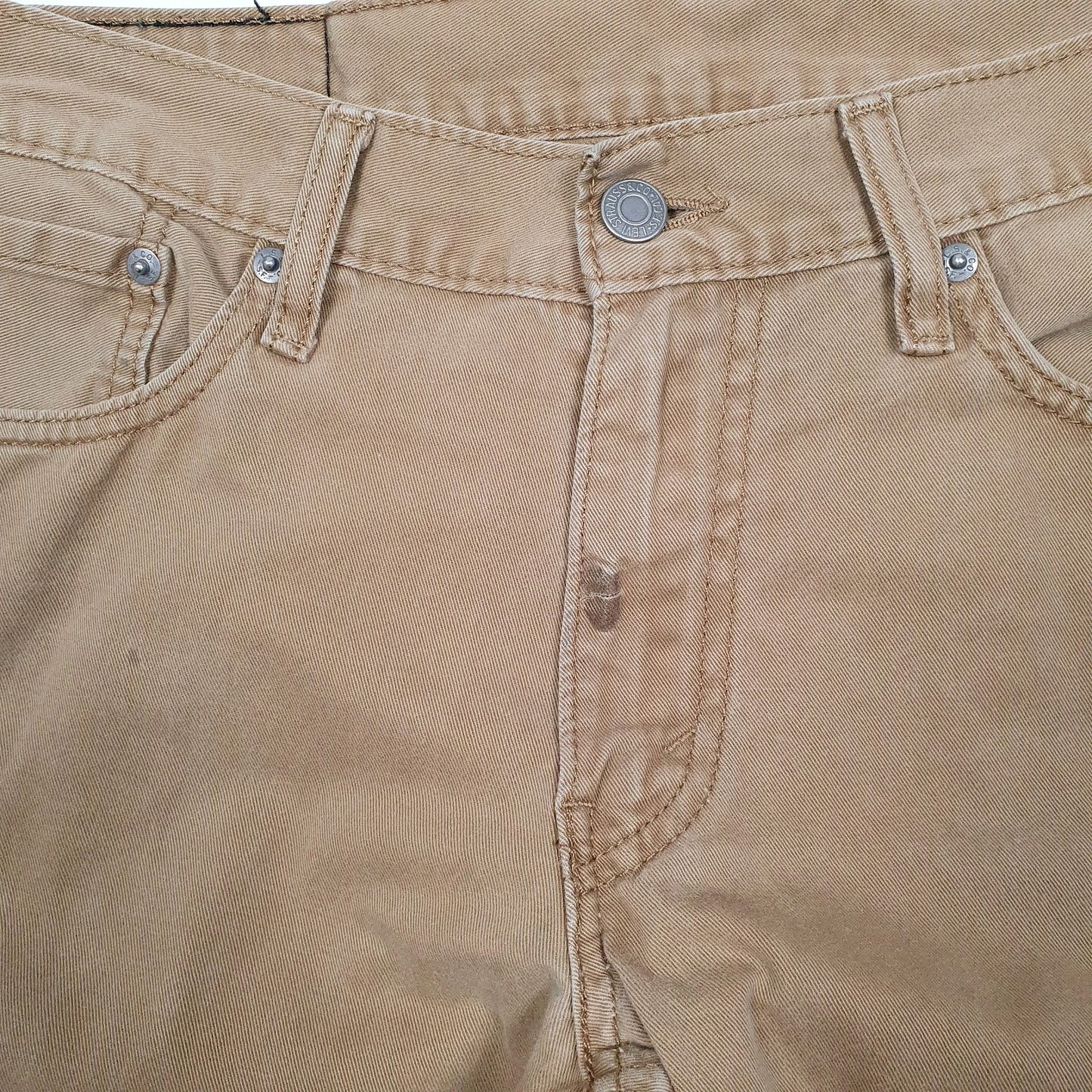 Mens Beige Levis 514  Trousers