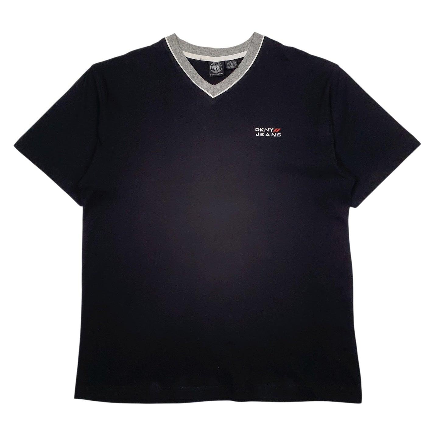 Mens Black DKNY Vintage Short Sleeve T Shirt