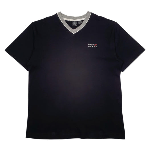Mens Black DKNY Vintage Short Sleeve T Shirt