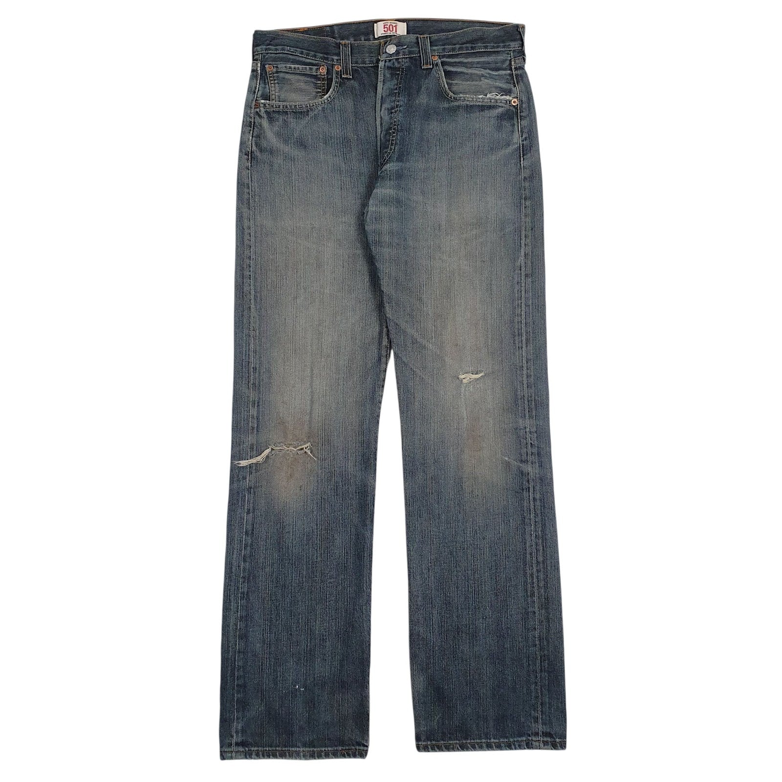 Mens Blue Levis  501 JeansW33 L32