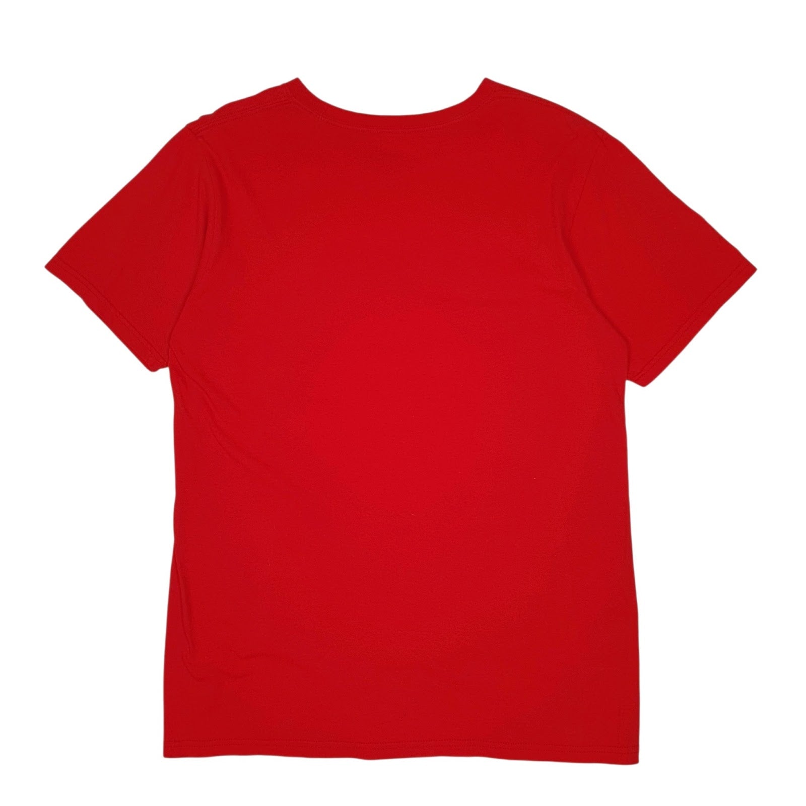 Mens Red Adidas   T Shirt