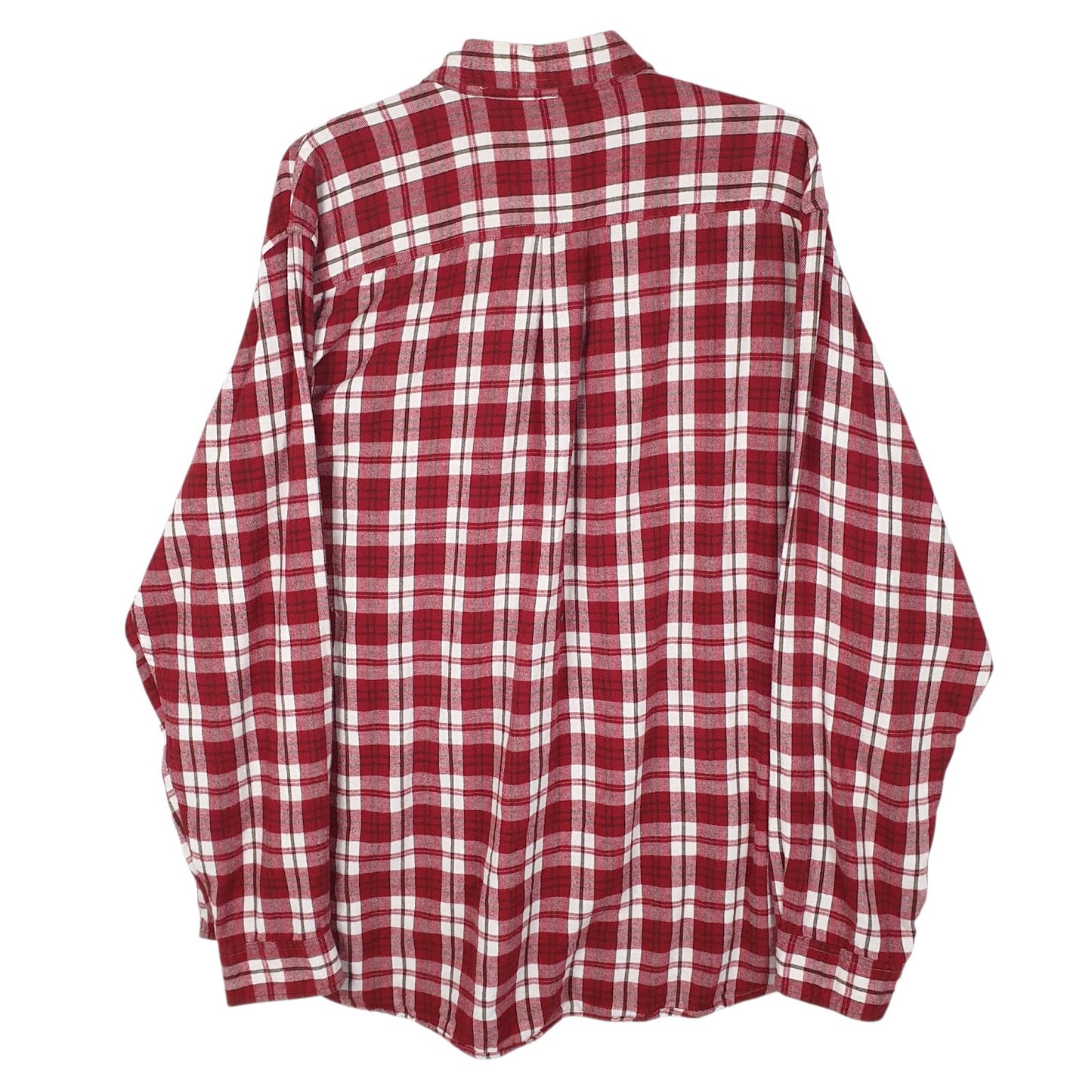 Mens Red L.L.Bean Flannel  Shirt