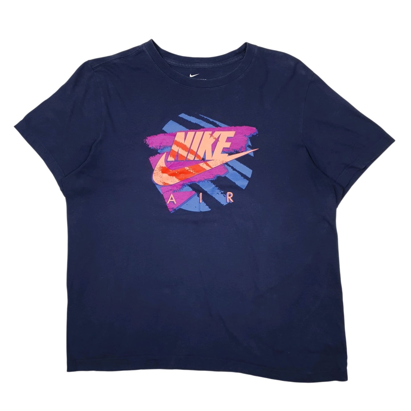 Mens Navy Nike  Short Sleeve T Shirt