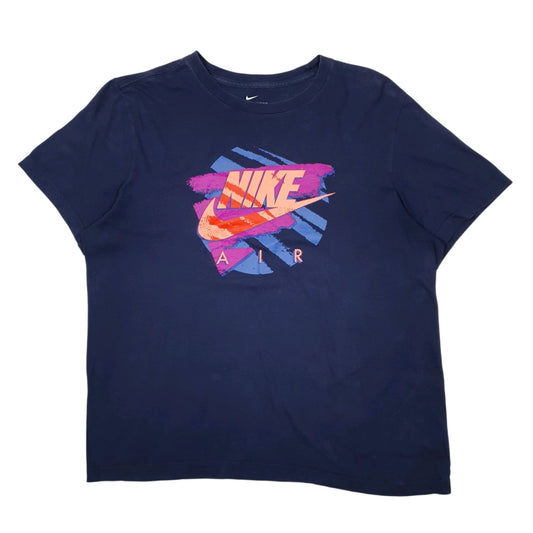 Mens Navy Nike  Short Sleeve T Shirt