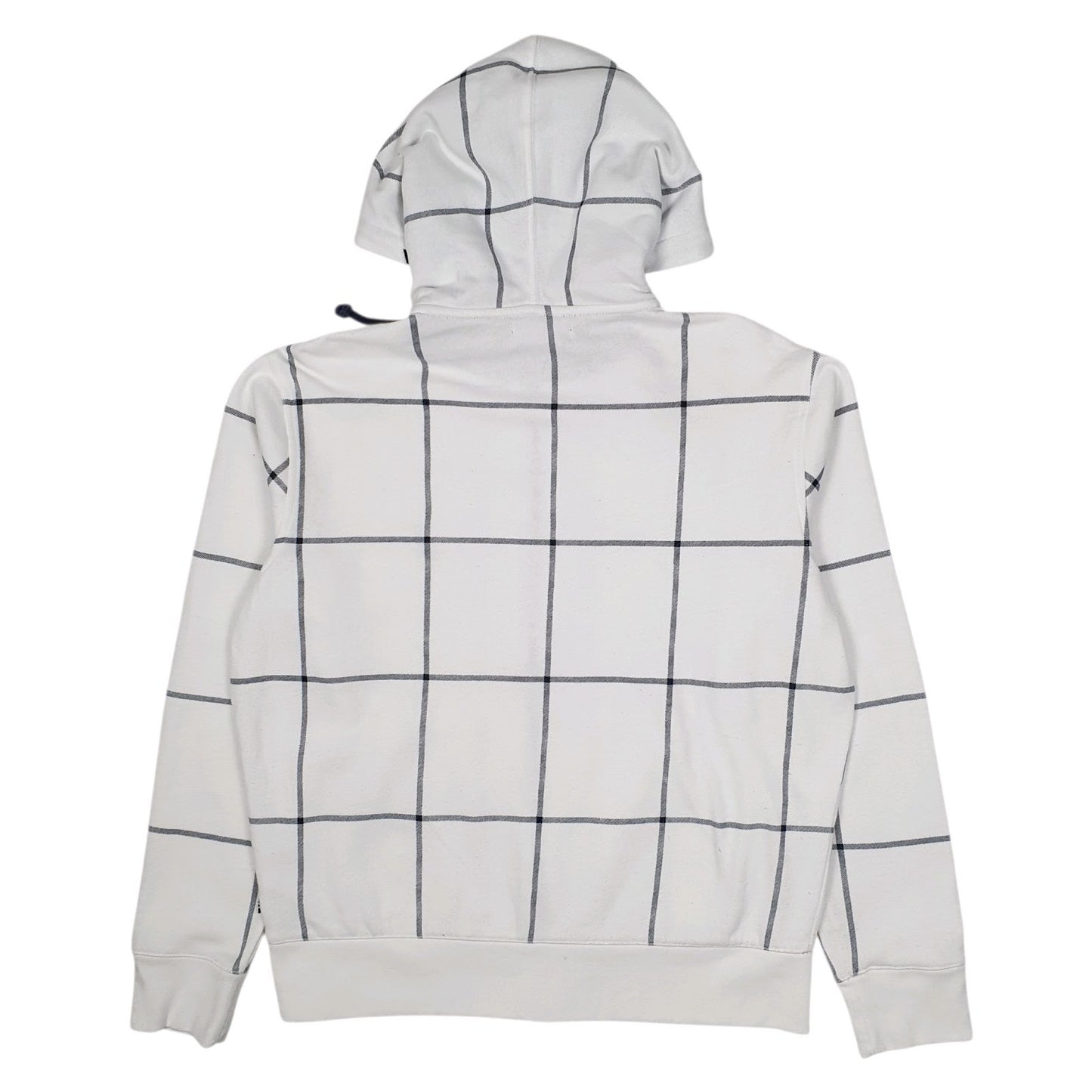 Mens White Nautica Hoodie Full Zip Jumper