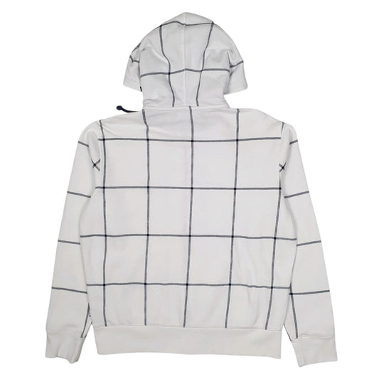 Mens White Nautica Hoodie Full Zip Jumper