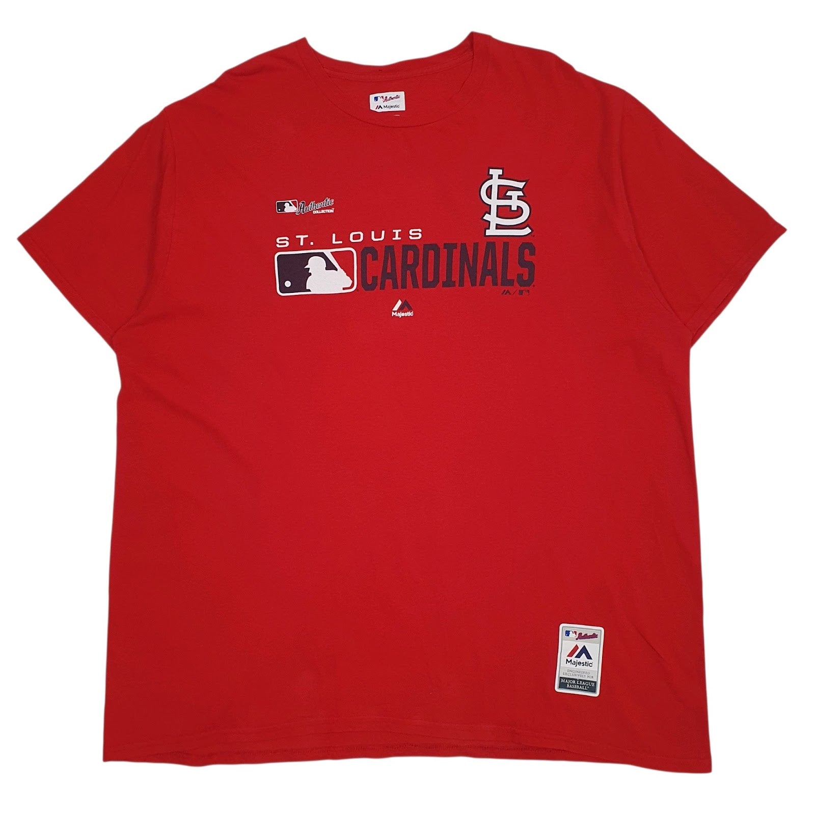 Mens Red MLB St. Louis Cardinals Short Sleeve T Shirt