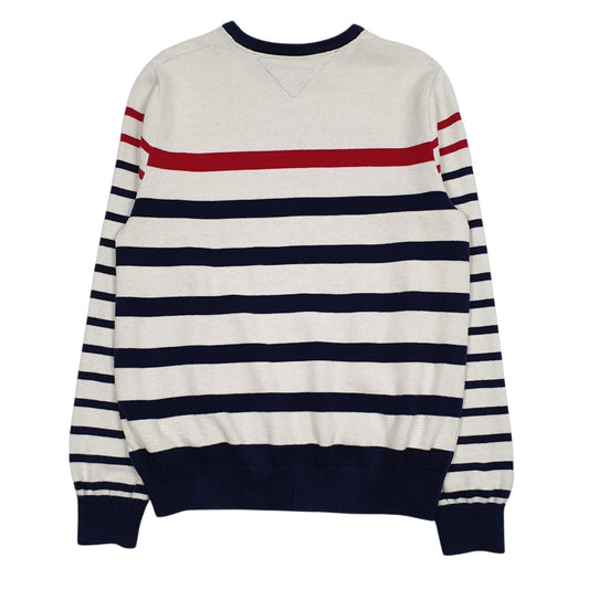 Mens Cream Tommy Hilfiger  Crewneck Jumper