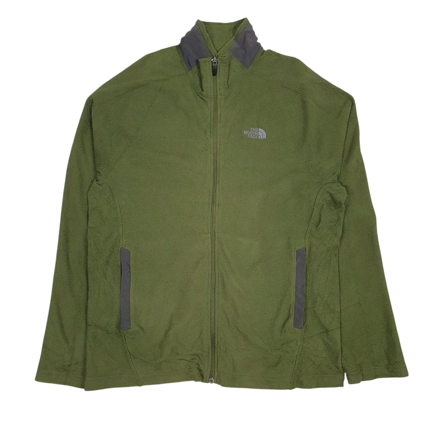 Mens Green The North Face  Full Zip Jumper