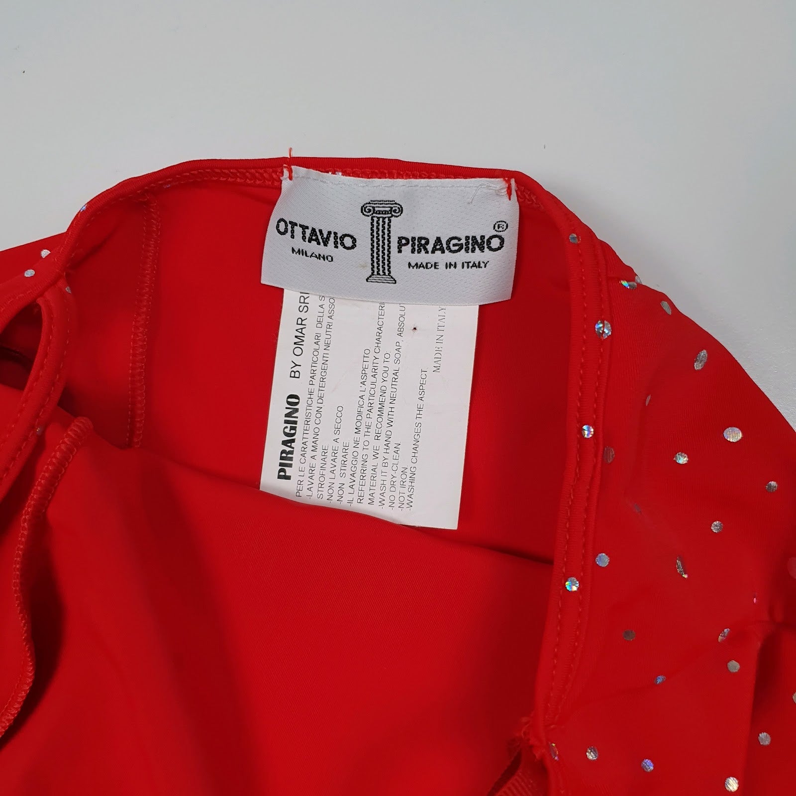 Womens Red Ottavia Piragino Ballroom Latin  Dress