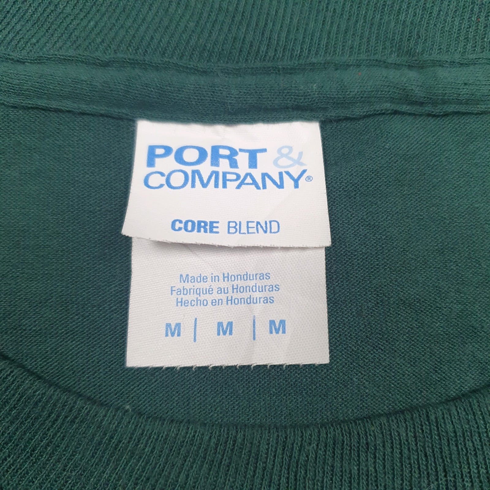 Mens Green Port & Company Falcan Nation  T Shirt