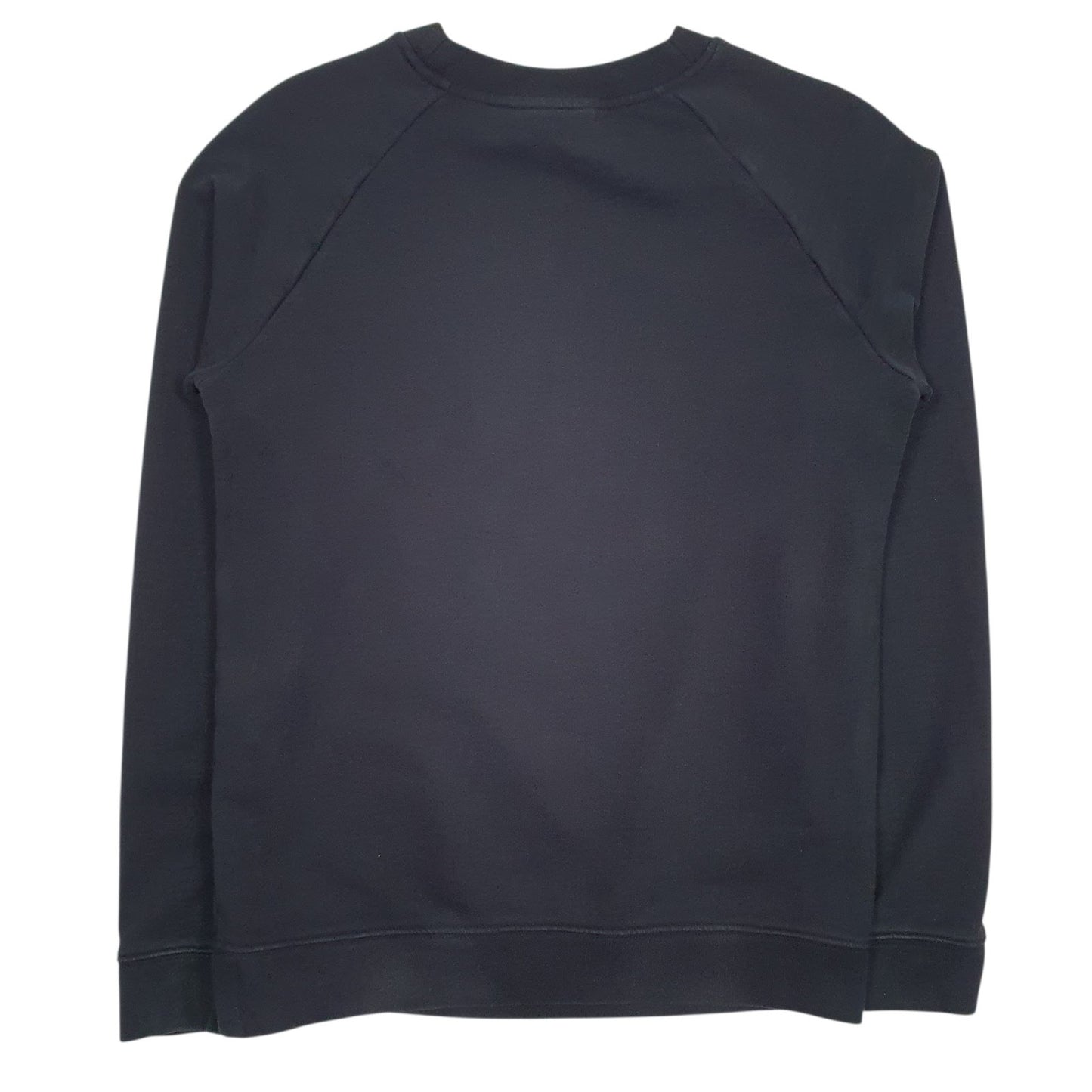 Womens Black Adidas Spellout Crewneck Jumper