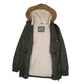 Mens Green Levis Military Sherpa Lined  Coat