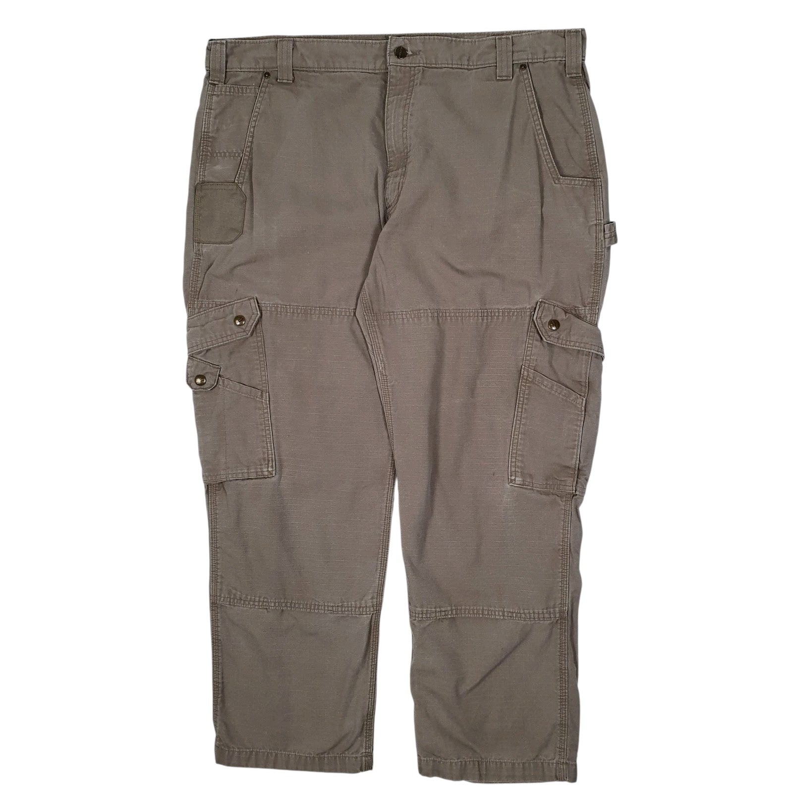 Mens Grey Carhartt B342 Cargo Trousers