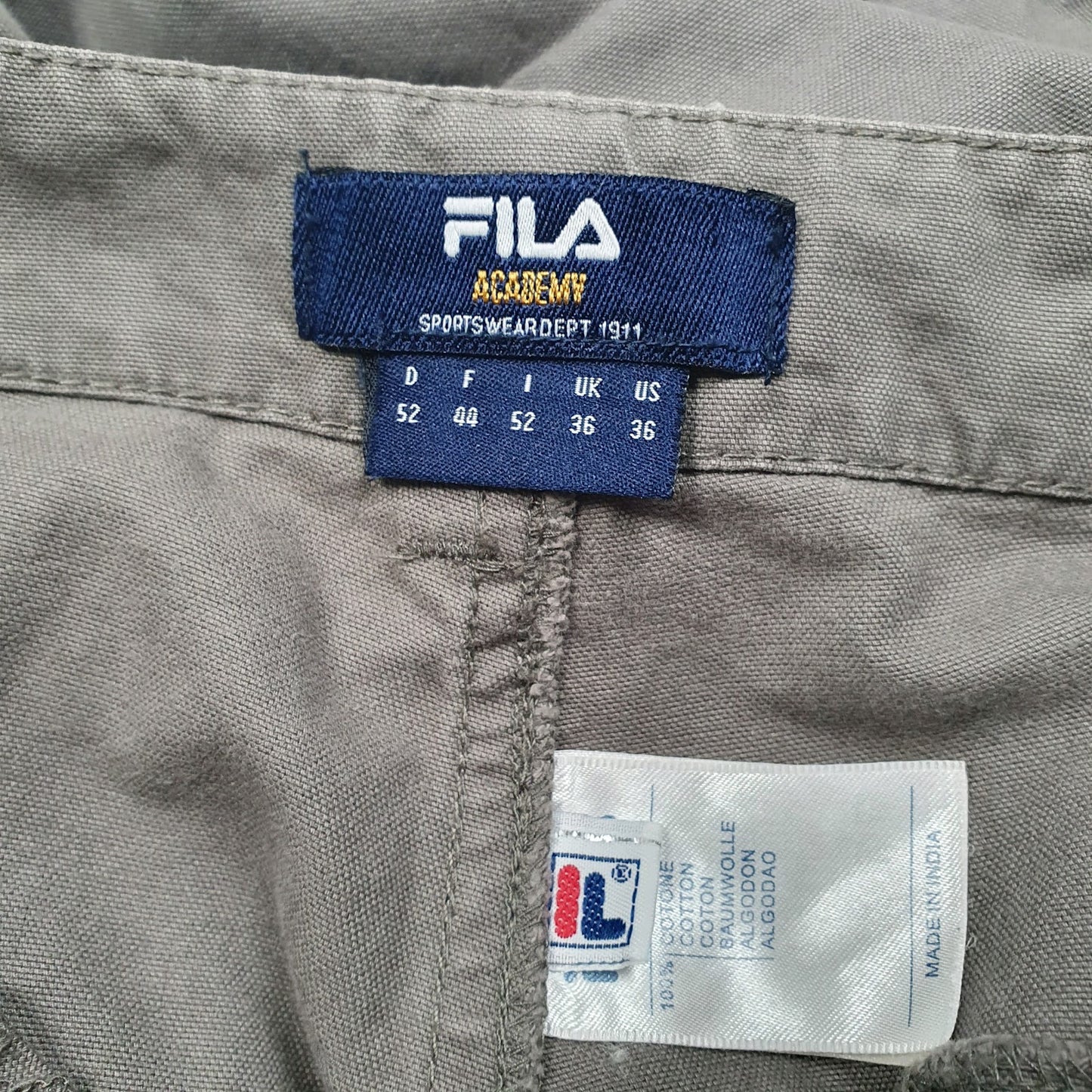 Mens Grey Fila   Trousers
