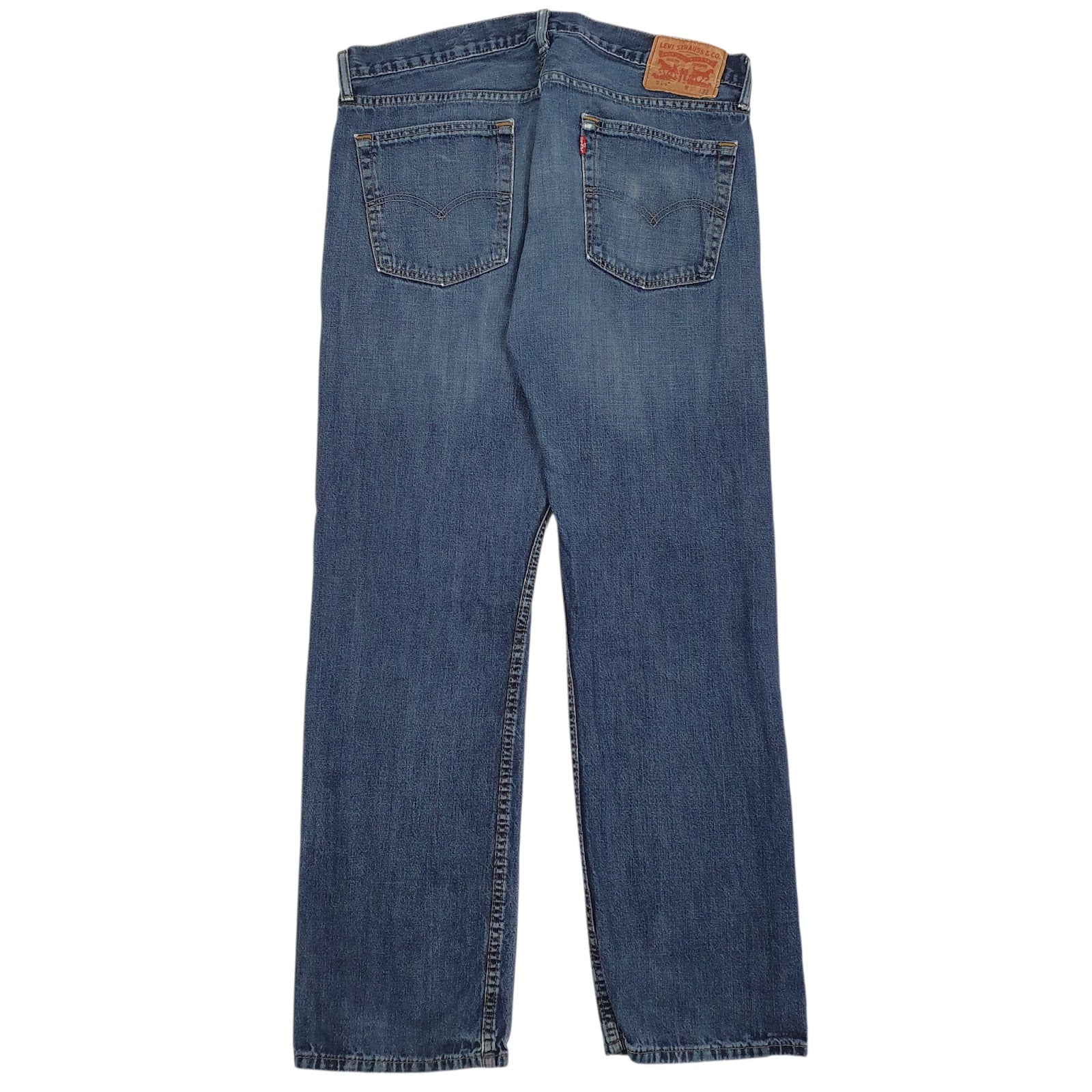 Mens Blue Levis Distressed  Jeans