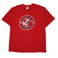 Mens Red Gildan Wisconsin Rose Bowl Short Sleeve T Shirt