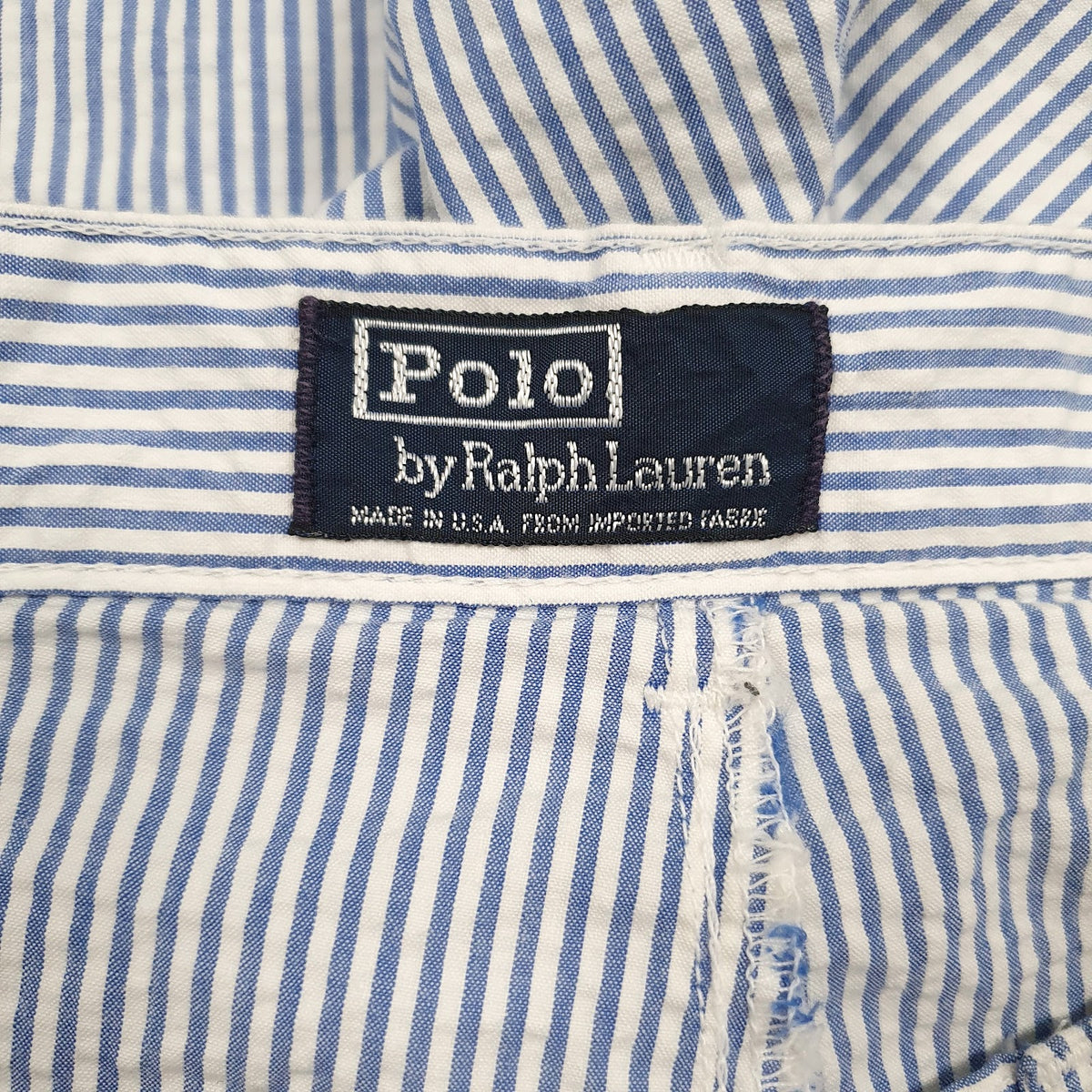 Mens Blue Polo Ralph Lauren Vintage 90s Made In USA Pleated  Trousers