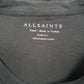 Mens Grey All Saints Slim Fit  T Shirt