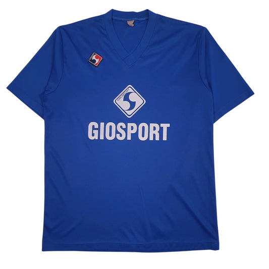 Mens Blue Gio Sport Active Wear Short Sleeve T Shirt