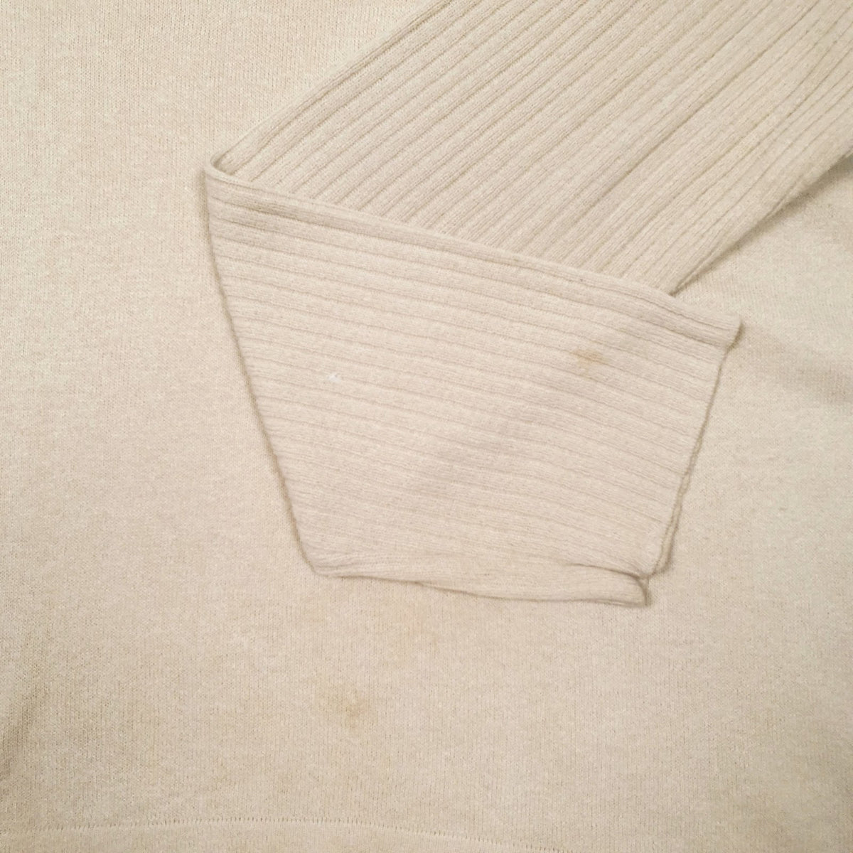 Mens Beige Iceberg Lightweight Crewneck Jumper