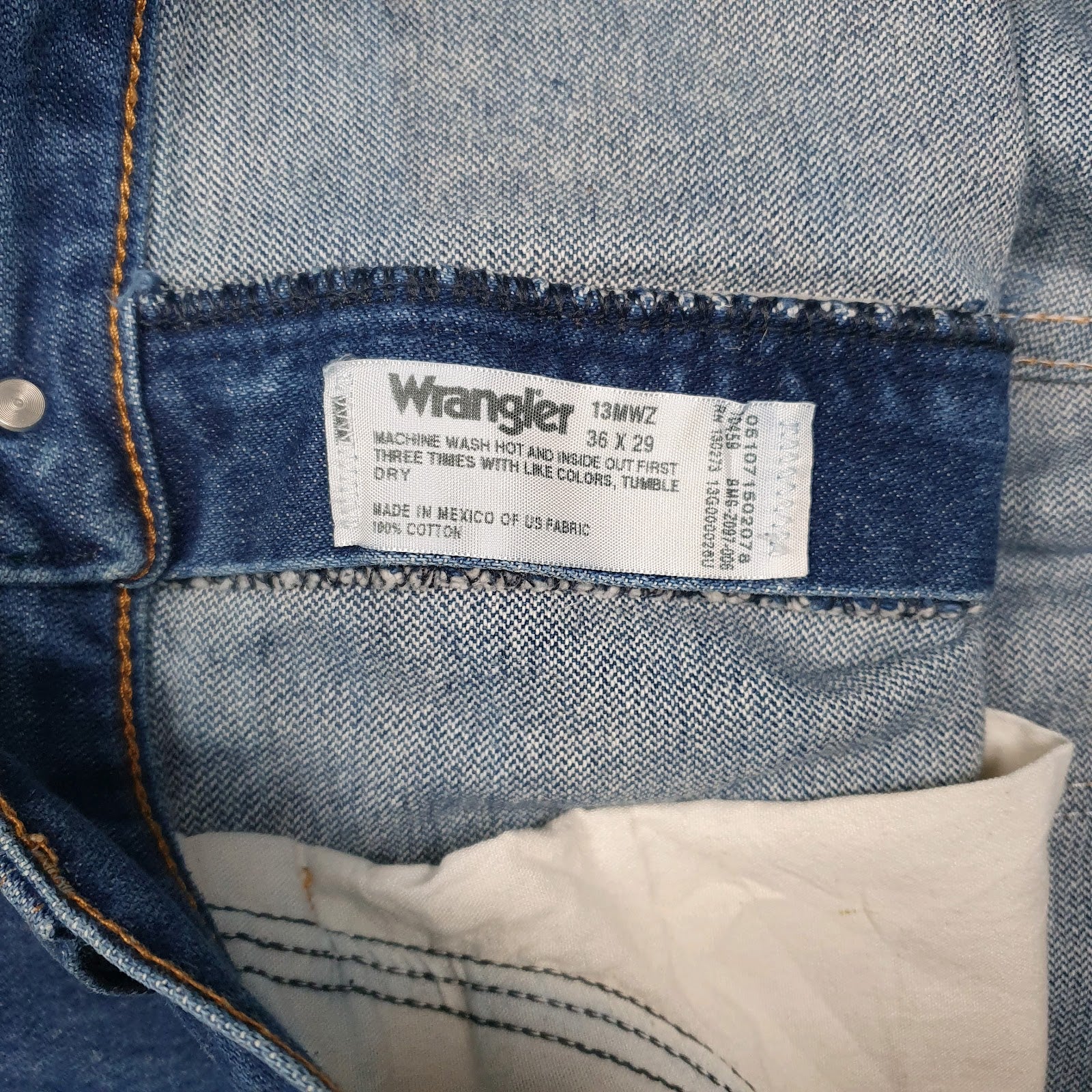 Mens Blue Wrangler Vintage 90s Cowboy Cut  Jeans