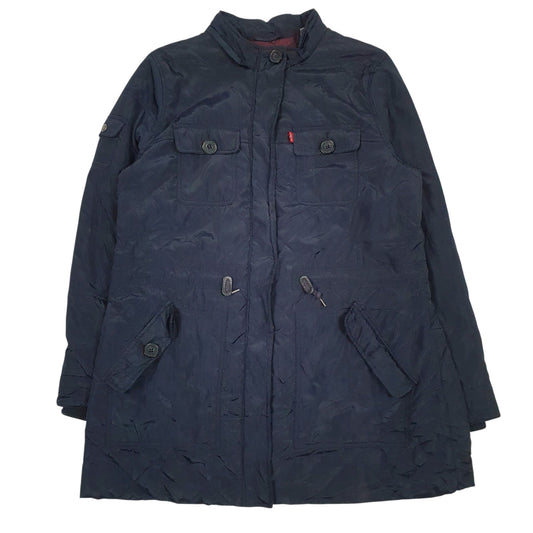 Womens Navy Levis   Coat