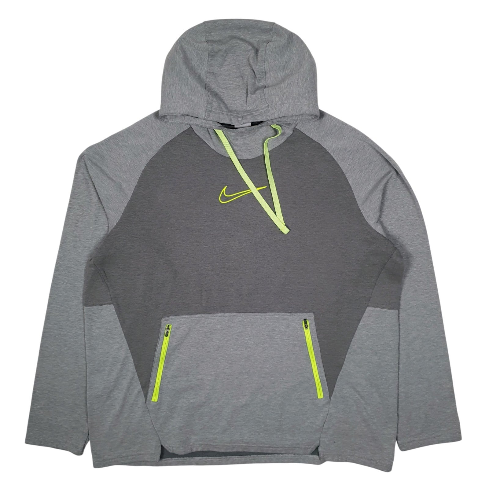 Mens Grey Nike Therma Fit Hoodie Jumper