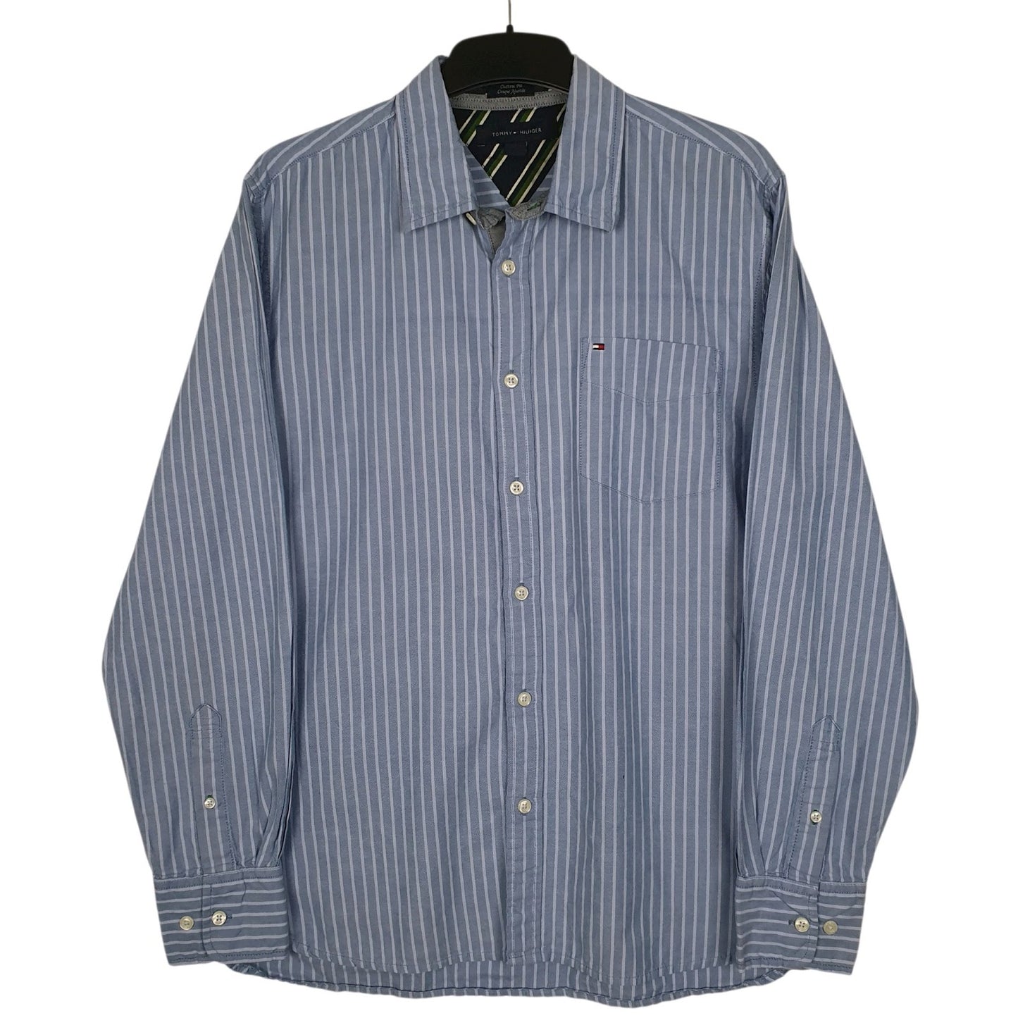 Mens Blue Tommy Hilfiger  Long Sleeve Shirt
