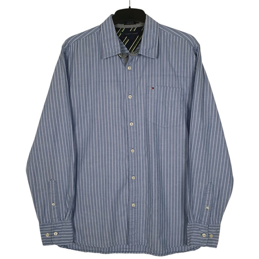 Mens Blue Tommy Hilfiger  Long Sleeve Shirt