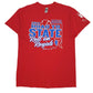 Mens Red Gildan Roncalli Softball Roll On Royals Short Sleeve T Shirt