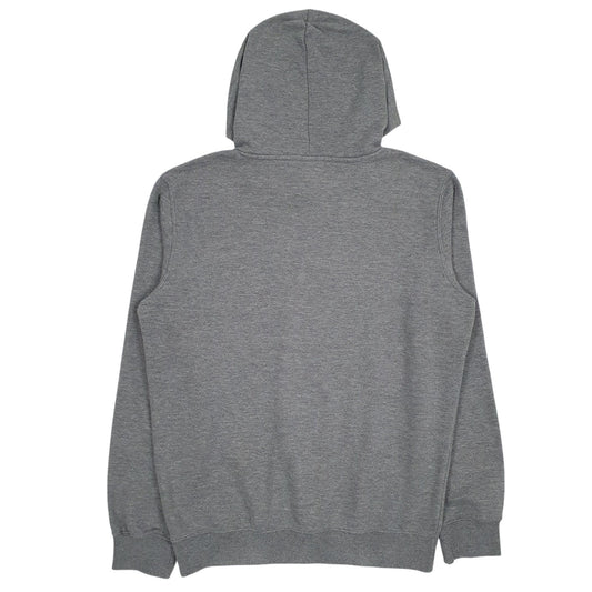 Mens Grey Champion Spellout Hoodie Jumper