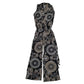 Womens Black Unbranded Jumpsuit Flared Sleeveless Dress