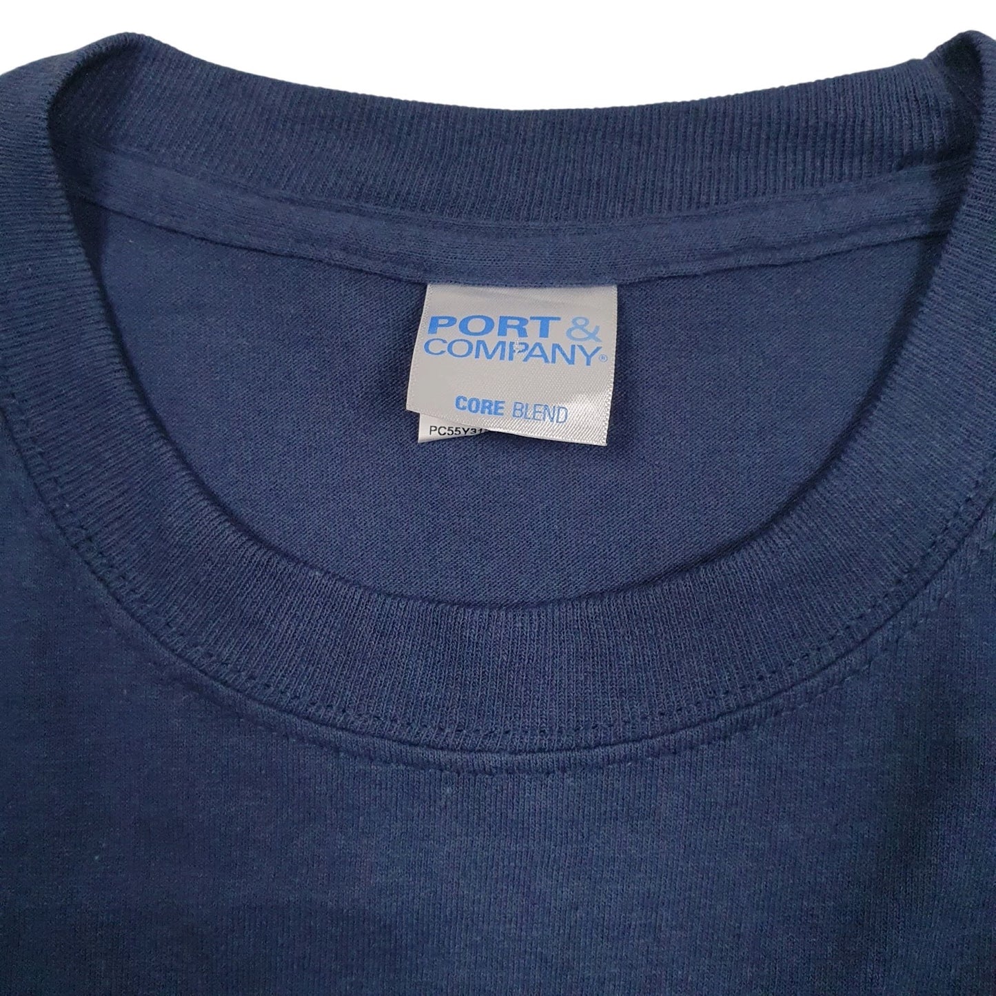 Mens Navy Port & Company CPC  T Shirt