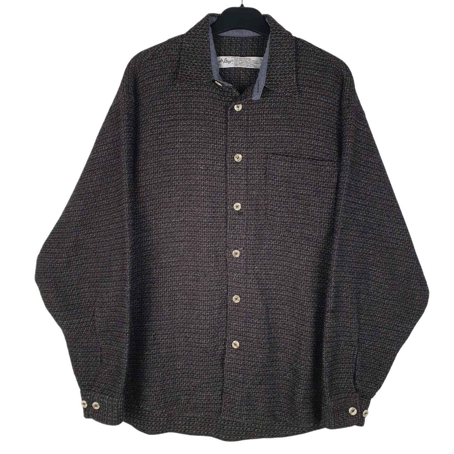 Mens Grey Angela Litrico  Long Sleeve Shirt
