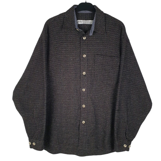Mens Grey Angela Litrico  Long Sleeve Shirt